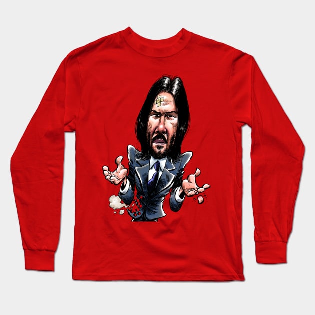 John Wick's Week Long Sleeve T-Shirt by alexgallego